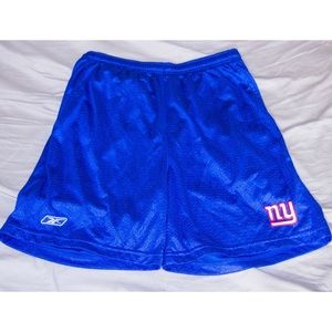 Official Reebok NY Giants Mesh Shorts